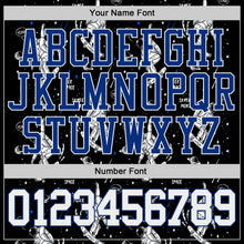 Load image into Gallery viewer, Custom Stitched Black White-Royal 3D Pattern Design Astronaut Sports Pullover Sweatshirt Hoodie
