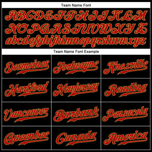 Custom Black Red-Old Gold Authentic Baseball Jersey