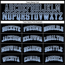 Load image into Gallery viewer, Custom Black Light Blue-White Authentic Drift Fashion Baseball Jersey
