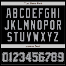 Load image into Gallery viewer, Custom Black Gray-White Authentic Baseball Jersey
