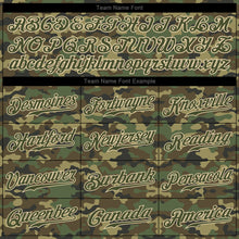 Load image into Gallery viewer, Custom Camo Olive-Cream Authentic Salute To Service Baseball Jersey
