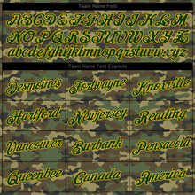 Load image into Gallery viewer, Custom Stitched Camo Green-Gold Sports Pullover Sweatshirt Salute To Service Hoodie
