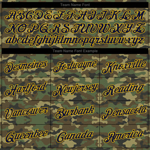 Custom Stitched Camo Navy-Gold Sports Pullover Sweatshirt Salute To Service Hoodie