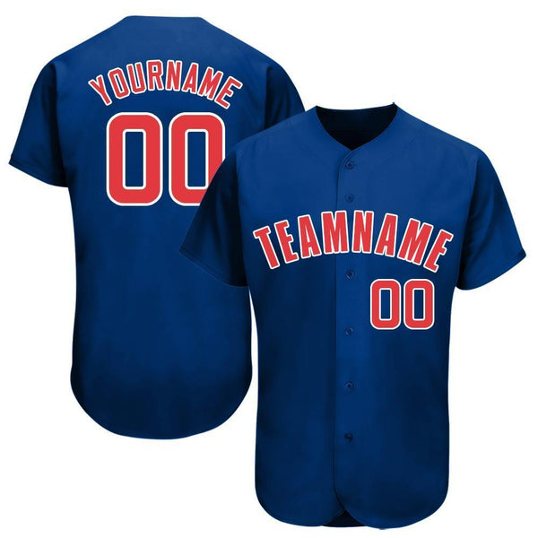 Custom Royal Red White Baseball Jersey Sale Fcustom