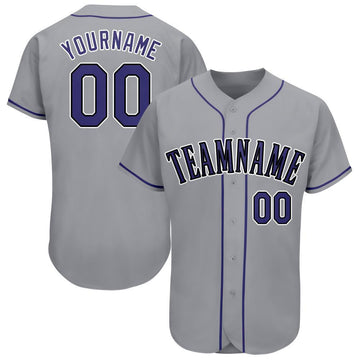 Cheap Gray Custom Baseball Jerseys Baseball Uniforms Sale Fcustom