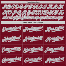 Load image into Gallery viewer, Custom Crimson Gray-White Authentic Baseball Jersey

