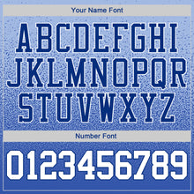 Load image into Gallery viewer, Custom Stitched Light Blue White-Royal Fade Fashion Sports Pullover Sweatshirt Hoodie
