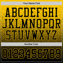 Load image into Gallery viewer, Custom Stitched Black Gold Fade Fashion Sports Pullover Sweatshirt Hoodie
