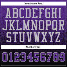 Load image into Gallery viewer, Custom Stitched Black Purple-Gray Fade Fashion Sports Pullover Sweatshirt Hoodie
