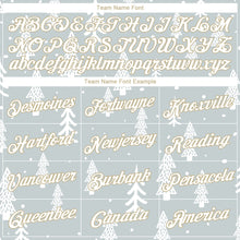 Load image into Gallery viewer, Custom Stitched Gray White-Old Gold Christmas 3D Sports Pullover Sweatshirt Hoodie
