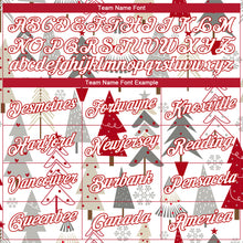 Load image into Gallery viewer, Custom Stitched Gray White-Red Christmas 3D Sports Pullover Sweatshirt Hoodie
