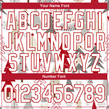 Load image into Gallery viewer, Custom Stitched Gray White-Red Christmas 3D Sports Pullover Sweatshirt Hoodie
