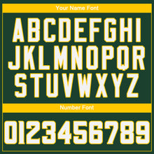 Load image into Gallery viewer, Custom Green White-Gold Authentic Baseball Jersey
