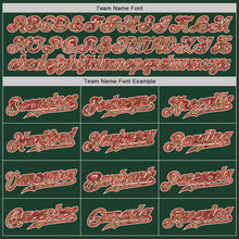 Load image into Gallery viewer, Custom Green Camo-Red Authentic Baseball Jersey
