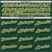 Load image into Gallery viewer, Custom Green Green-Gold Authentic Baseball Jersey

