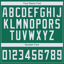 Load image into Gallery viewer, Custom Kelly Green White Round Neck Basketball Jersey - Fcustom
