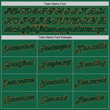Load image into Gallery viewer, Custom Kelly Green Kelly Green-Old Gold Authentic Baseball Jersey
