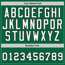 Load image into Gallery viewer, Custom Kelly Green White-Black Authentic Baseball Jersey
