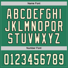 Load image into Gallery viewer, Custom Kelly Green Cream-Black Hockey Jersey
