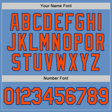 Load image into Gallery viewer, Custom Light Blue Orange-Royal Performance T-Shirt
