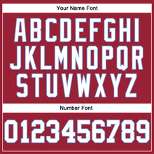 Load image into Gallery viewer, Custom Maroon White-Light Blue Authentic Throwback Basketball Jersey

