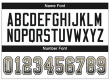 Load image into Gallery viewer, Custom Vegas Gold Black-White Drift Fashion Football Jersey
