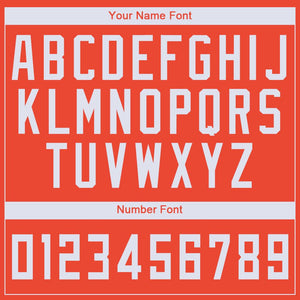 Custom Orange White V-Neck Basketball Jersey - Fcustom