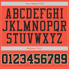 Load image into Gallery viewer, Custom Orange Black-Old Gold Authentic Throwback Basketball Jersey
