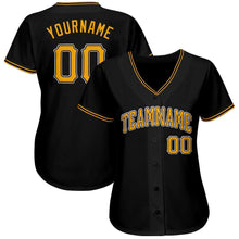 Load image into Gallery viewer, Custom Black Together Since Baseball Jersey
