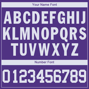 Custom Purple White V-Neck Basketball Jersey - Fcustom