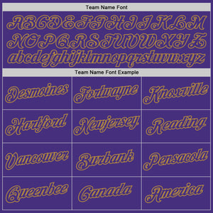 Custom Stitched Purple Purple-Old Gold Sports Pullover Sweatshirt Hoodie