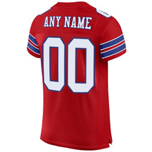 Load image into Gallery viewer, Custom Red White-Royal Mesh Authentic Football Jersey - Fcustom
