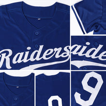 Load image into Gallery viewer, Custom Royal Gray-Red Authentic Baseball Jersey
