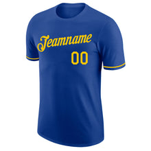 Load image into Gallery viewer, Custom Royal Gold Performance T-Shirt
