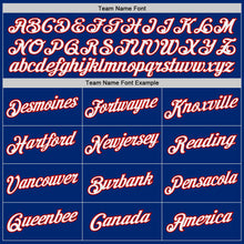 Load image into Gallery viewer, Custom Royal White-Red Authentic Baseball Jersey
