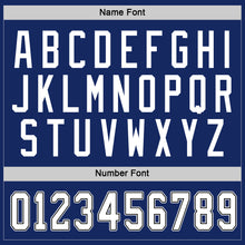 Load image into Gallery viewer, Custom Royal White-Black Hockey Jersey
