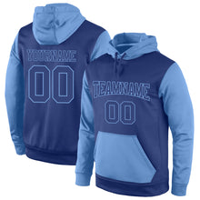 Load image into Gallery viewer, Custom Stitched Royal Royal-Light Blue Sports Pullover Sweatshirt Hoodie
