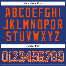 Load image into Gallery viewer, Custom Royal Orange-White Authentic Drift Fashion Baseball Jersey
