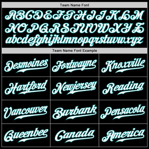 Custom Black Teal-Gray Authentic Split Fashion Baseball Jersey