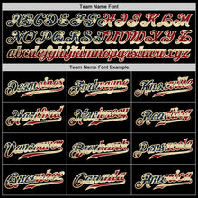 Load image into Gallery viewer, Custom Black Vintage USA Flag-Olive Authentic Split Fashion Baseball Jersey
