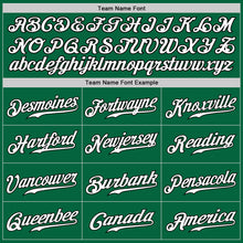 Load image into Gallery viewer, Custom Kelly Green Black-Gray Authentic Split Fashion Baseball Jersey
