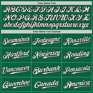 Custom Kelly Green Black-Gray Authentic Split Fashion Baseball Jersey