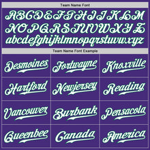 Load image into Gallery viewer, Custom Purple Kelly Green-Gray Authentic Split Fashion Baseball Jersey
