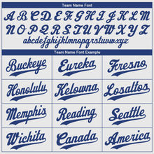 Load image into Gallery viewer, Custom White Royal-Red Authentic Baseball Jersey
