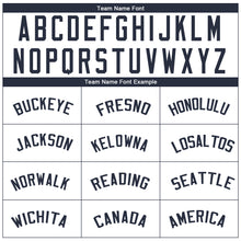 Load image into Gallery viewer, Custom White Navy Performance T-Shirt
