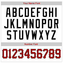 Load image into Gallery viewer, Custom White Red-Black Authentic Baseball Jersey
