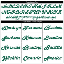 Load image into Gallery viewer, Custom White Kelly Green Mesh Authentic Throwback Football Jersey
