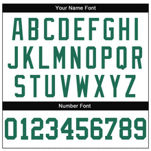 Load image into Gallery viewer, Custom White Kelly Green Mesh Authentic Throwback Football Jersey
