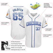 Load image into Gallery viewer, Custom White Royal Authentic Drift Fashion Baseball Jersey
