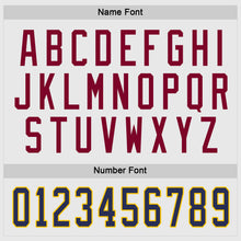 Load image into Gallery viewer, Custom White Navy-Maroon Hockey Jersey
